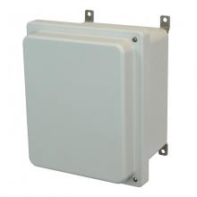 Allied Moulded Products AM1084RH - 10x8x4 ENCLOSURE RAISED HINGED SCR CVR