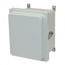 Allied Moulded Products AM1084RL - 10x8x4 ENCL RAISED SNAP LATCH HNG CVR