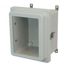 Allied Moulded Products AM1084RTW - 10x8x4 ENCL RSD TWIST LATCH HNG CVR WDW