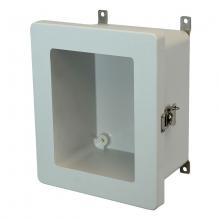 Allied Moulded Products AM1084TW - 10x8x4 ENCL TWIST LATCH HNG CVR WDW