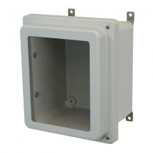 Allied Moulded Products AM1086RHW - 10x8x6 ENCL RAISED HNG SCR CVR WDW