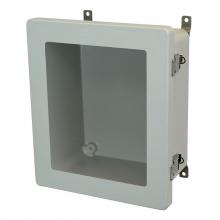 Allied Moulded Products AM1206LW - 12x10x6 ENCL SNAP LATCH HNG CVR WDW