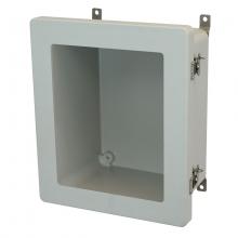 Allied Moulded Products AM1206TW - 12x10x6 ENCL TWIST LATCH HNG CVR WDW