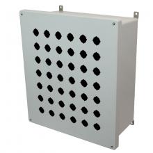 Allied Moulded Products AM1868P42 - 18X16X8 ENCLOSURE SCR CVR 42 PB CUTOUTS
