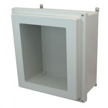 Allied Moulded Products AM1868RHW - 18X16X8 ENCL RAISED HNG SCR CVR WDW