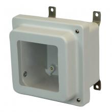 Allied Moulded Products AM664RHW - 6X6X4 ENCL RAISED HNG SCR CVR WDW