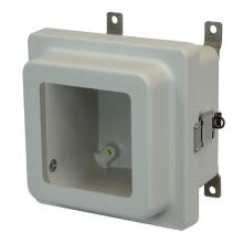 Allied Moulded Products AM664RLW - 6X6X4 ENCL RSD SNAP LATCH HNG CVR WDW