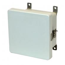 Allied Moulded Products AM664T - 6X6X4 ENCLOSURE TWIST LATCH HINGED CVR