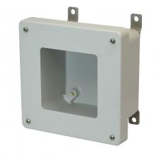Allied Moulded Products AM664W - 6X6X4 ENCLOSURE LIFT-OFF SCR CVR WDW