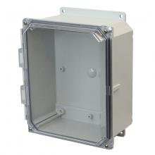 Allied Moulded Products AMP1084CCF - 10x8x4 PC ENCL CLEAR SCR CVR FLNG