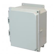 Allied Moulded Products AMP1084HF - 10x8x4 PC ENCL HNG SCR CVR FLNG