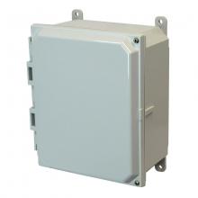 Allied Moulded Products AMP1084H - 10x8x4 PC ENCL HNG SCR CVR FEET