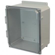 Allied Moulded Products AMP1206CCF - 12X10X6 PC ENCL CLEAR SCR CVR FLNG