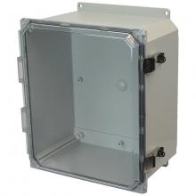 Allied Moulded Products AMP1206CCLF - 12X10X6 PC ENCL CLEAR HNG SL CVR FLNG