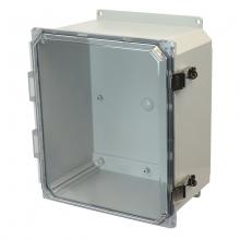 Allied Moulded Products AMP1426CCLF - 14X12X6 PC ENCL CLEAR HNG SL CVR FLNG