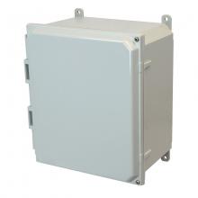 Allied Moulded Products AMP1426H - 14X12X6 PC ENCL HNG SCR CVR FEET