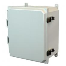 Allied Moulded Products AMP1426L - 14X12X6 PC ENCL HNG SL CVR FEET