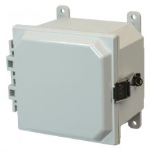 Allied Moulded Products AMP664L - 6X6X4 PC ENCL HNG SL CVR FEET