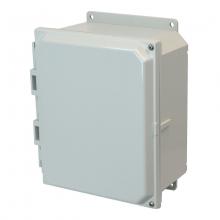 Allied Moulded Products AMP864HF - 8X6X4 PC ENCL HNG SCR CVR FLNG