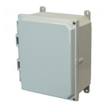 Allied Moulded Products AMP864H - 8X6X4 PC ENCL HNG SCR CVR FEET