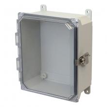 Allied Moulded Products AMU1084CCT - 10X8X4 UL ENCL CLEAR HNG TL CVR FEET