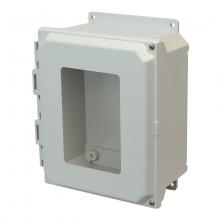 Allied Moulded Products AMU1084HWF - 10X8X4 UL ENCL HNG SCR WDW CVR FLNG