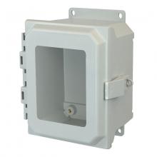 Allied Moulded Products AMU1084NLWF - 10X8X4 UL ENCL HNG NL WDW CVR FLNG