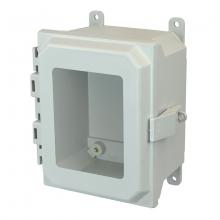 Allied Moulded Products AMU1084NLW - 10X8X4 UL ENCL HNG NL WDW CVR FEET