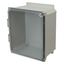 Allied Moulded Products AMU1426CCHF - 14X12X6 UL ENCL CLEAR HNG SCR CVR FLNG