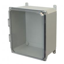 Allied Moulded Products AMU1426CCH - 14X12X6 UL ENCL CLEAR HNG SCR CVR FEET