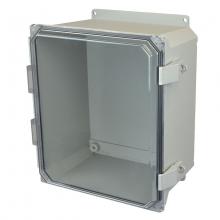Allied Moulded Products AMU1426CCNLF - 14X12X6 UL ENCL CLEAR HNG NL CVR FLNG