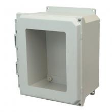 Allied Moulded Products AMU1426HWF - 14X12X6 UL ENCL HNG SCR WDW CVR FLNG