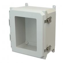 Allied Moulded Products AMU1426TW - 14X12X6 UL ENCL HNG TL WDW CVR FEET