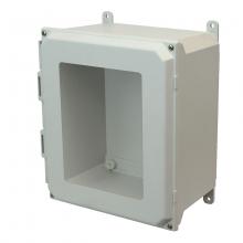 Allied Moulded Products AMU1426W - 14X12X6 UL ENCL SCR WDW CVR FEET