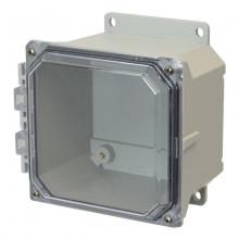 Allied Moulded Products AMU664CCF - 6X6X4 UL ENCL CLEAR SCR CVR FLNG