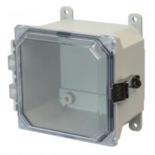 Allied Moulded Products AMU664CCL - 6X6X4 UL ENCL CLEAR HNG SL CVR FEET