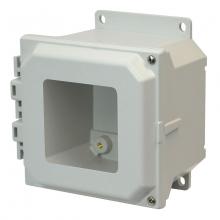 Allied Moulded Products AMU664HWF - 6X6X4 UL ENCL HNG SCR WDW CVR FLNG