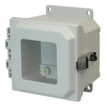 Allied Moulded Products AMU664LWF - 6X6X4 UL ENCL HNG SL WDW CVR FLNG