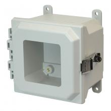 Allied Moulded Products AMU664LW - 6X6X4 UL ENCL HNG SL WDW CVR FEET