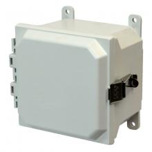 Allied Moulded Products AMU664L - 6X6X4 UL ENCL HNG SL CVR FEET