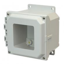 Allied Moulded Products AMU664WF - 6X6X4 UL ENCL SCR WDW CVR FLNG
