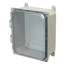 Allied Moulded Products AMU864CCH - 8X6X4 UL ENCL CLEAR HNG SCR CVR FEET
