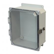 Allied Moulded Products AMU864CCLF - 8X6X4 UL ENCL CLEAR HNG SL CVR FLNG
