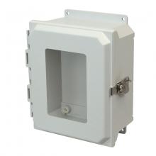 Allied Moulded Products AMU864TWF - 8X6X4 UL ENCL HNG TL WDW CVR FLNG