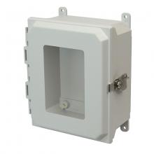 Allied Moulded Products AMU864TW - 8X6X4 UL ENCL HNG TL WDW CVR FEET