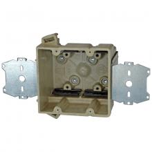 Allied Moulded Products 2300-2Z2 - 32.5 CI 2G DEVICE BOX 1/4 IN DBL HGR