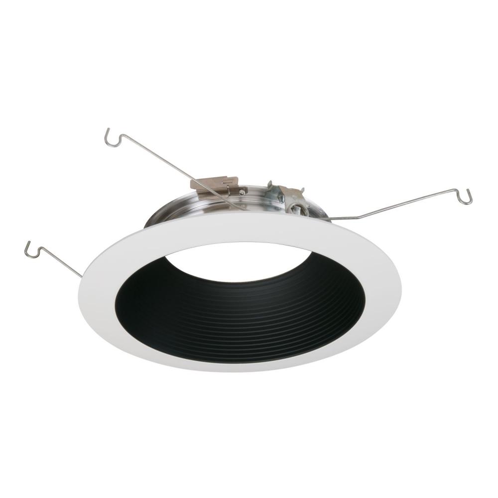 6IN LED DOWNLIGHT TRIM, BLACK MICRO-STEP