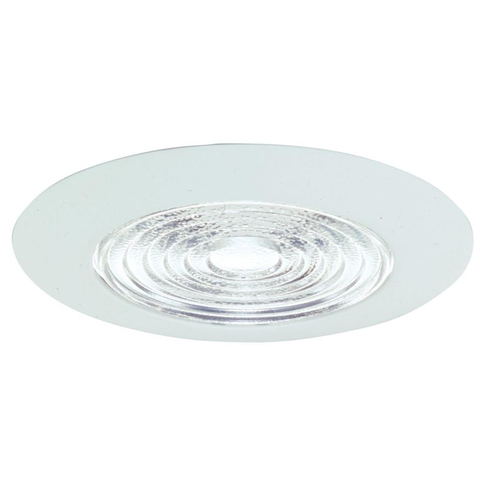 GLASS FRESNEL LENS, SATIN WHITE