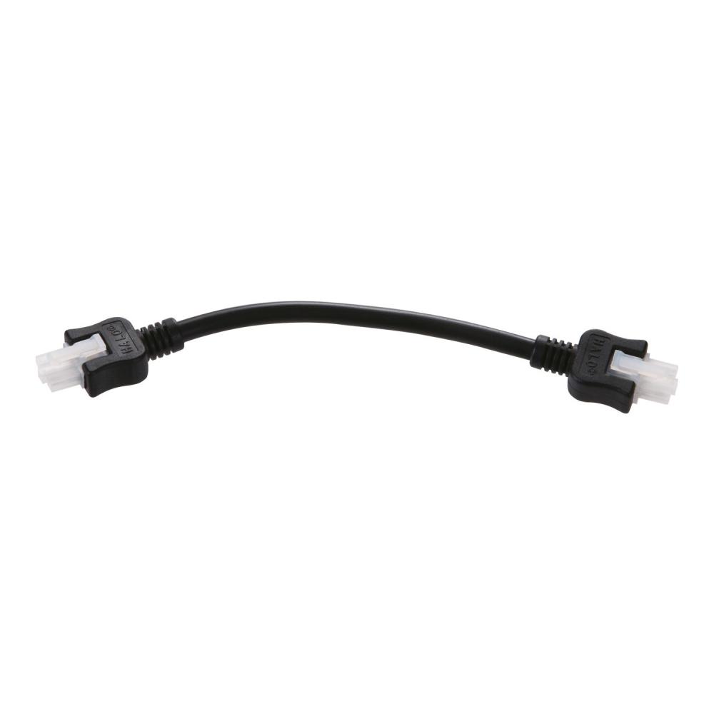 SMALL MALE-TO-MALE CONNECTOR - BLACK