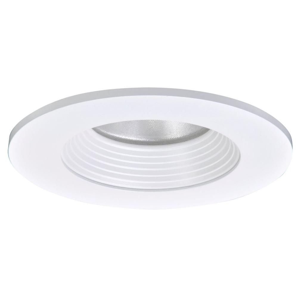 WHITE BAFFLE W/ REGRESSED LENS, WHITE RI